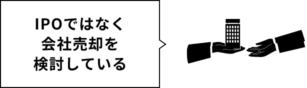 IPOではなく会社売却を検討している