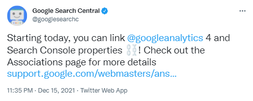 Google アナリティクス 4（GA4）とGoogleサーチコンソールの連携に関するTwitter投稿