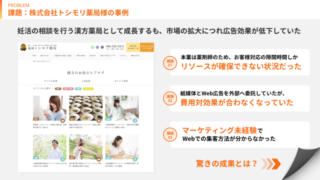 トシモリ薬局事例集01